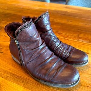 Miz Mooz Luna Brown Booties